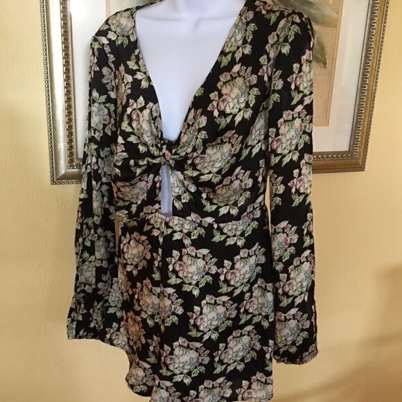 Floral Romper, Medium   - Picture 1 of 5